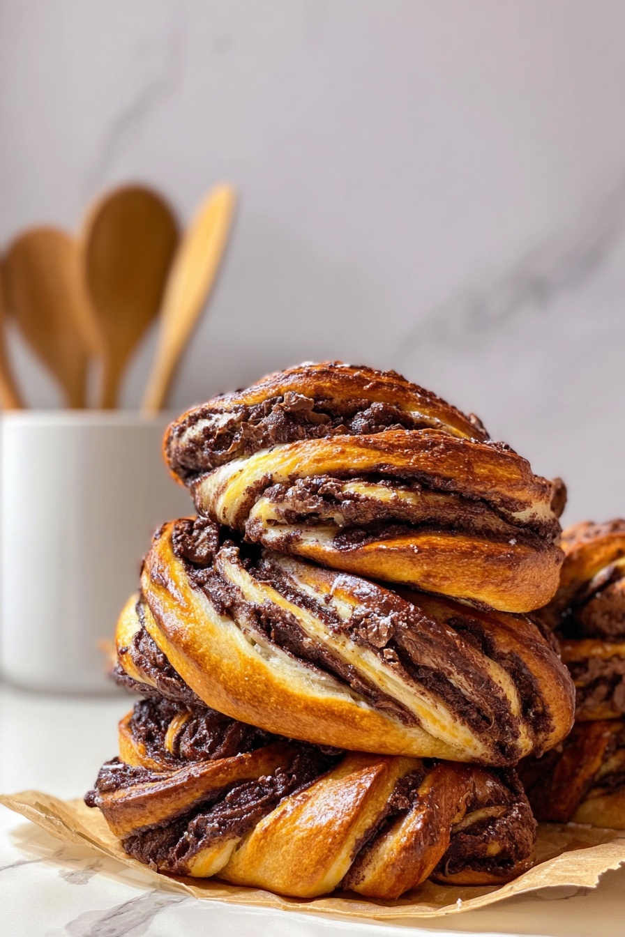 Simplified Chocolate Swirl Buns: Decadent Babka Alternative